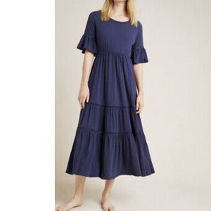 Sundry maxi navy blue dress size 3